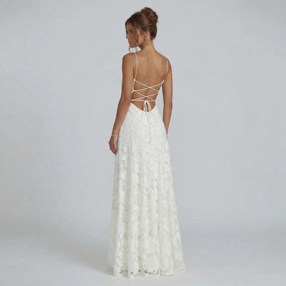 Marielle Lace-Up Maxi Dress - product image 6