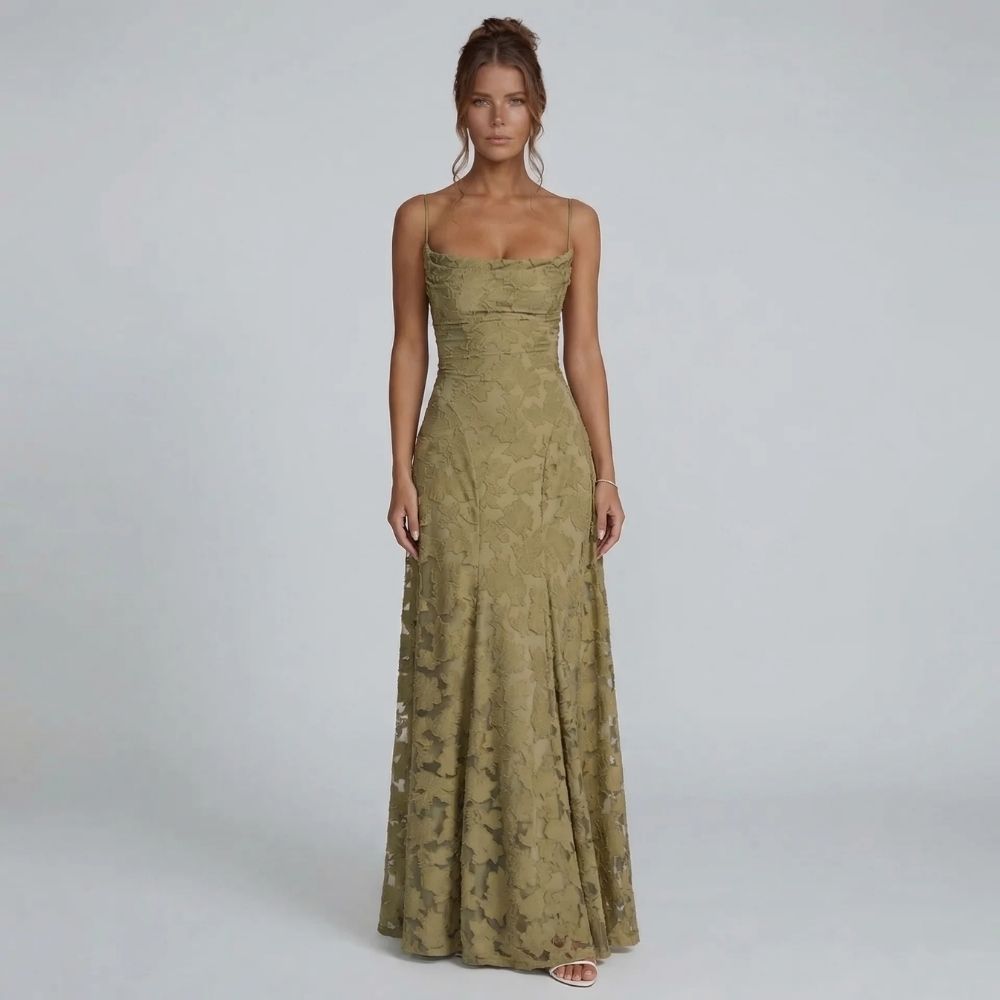 Marielle Lace-Up Maxi Dress - product image 7