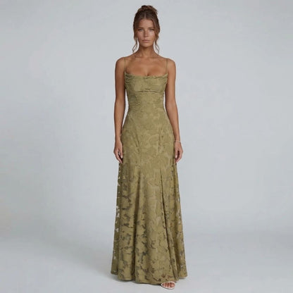 Marielle Lace-Up Maxi Dress - product image 7