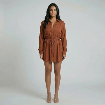 Mira Tie-Waist Mini Romper - product image 5