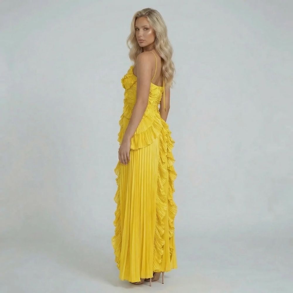 Isabella Ruffle Maxi Dress - product image 6