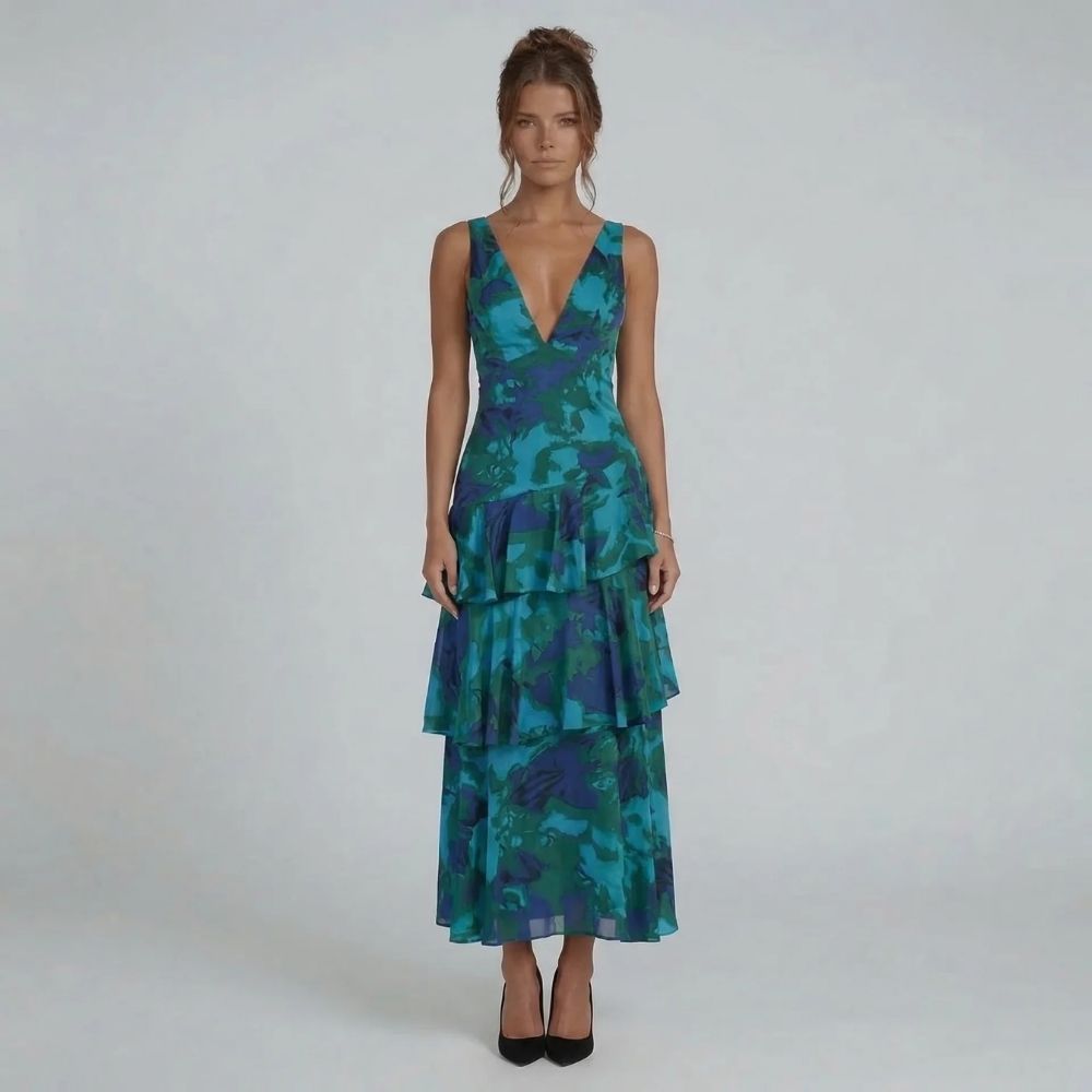 Seraphina Ruffle Midi Dress - product image 7