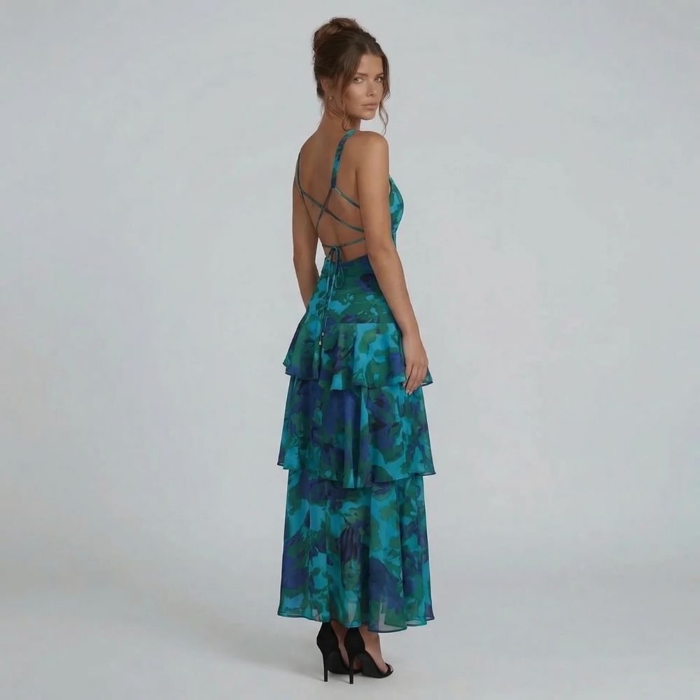 Seraphina Ruffle Midi Dress - product image 8