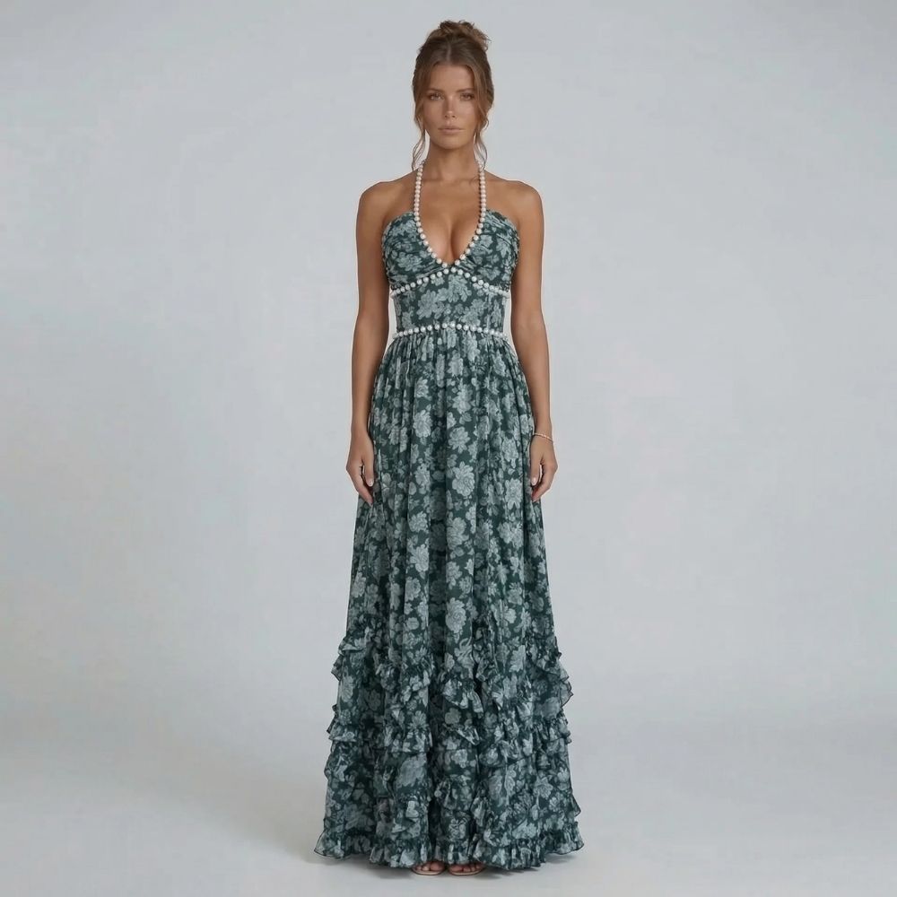 Seraphine Ruffle Maxi Dress - product image 8