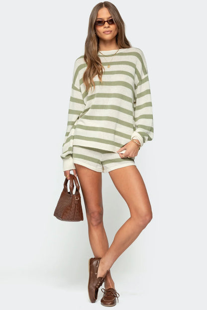 Olivia Knit Stripe Set
