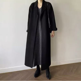 Elena Luxury Wool Cloak with Bow